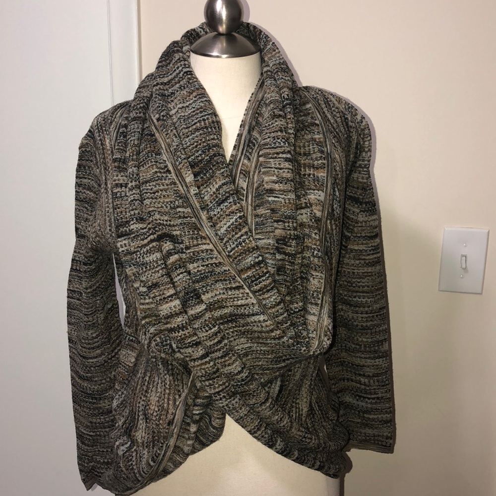 Alice and Olivia cowl neck wrap sweater